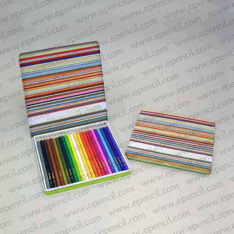 16) 24pcs Colour Pencil in Tin Box