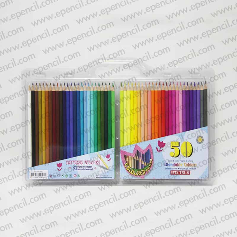 24) 50pcs Colour Pencil in Clamshell