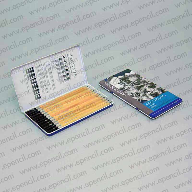 80) 12pcs Sketch Pencil in Tin Box