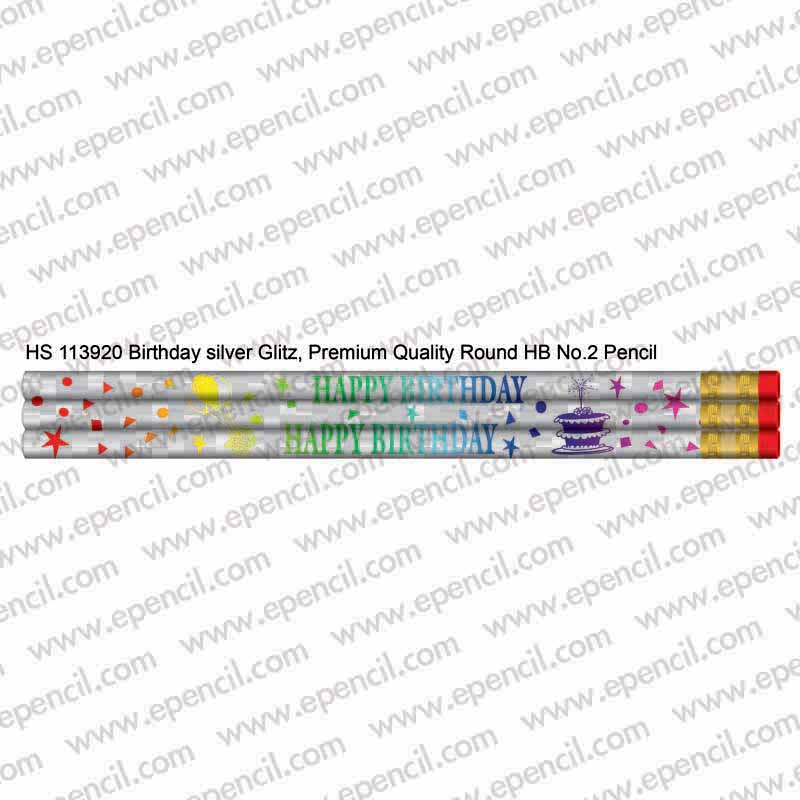 HS 113920 Birthday Silver Glitz