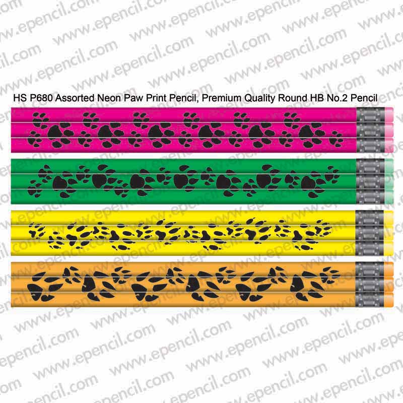 HS P680 Assorted Neon Paw