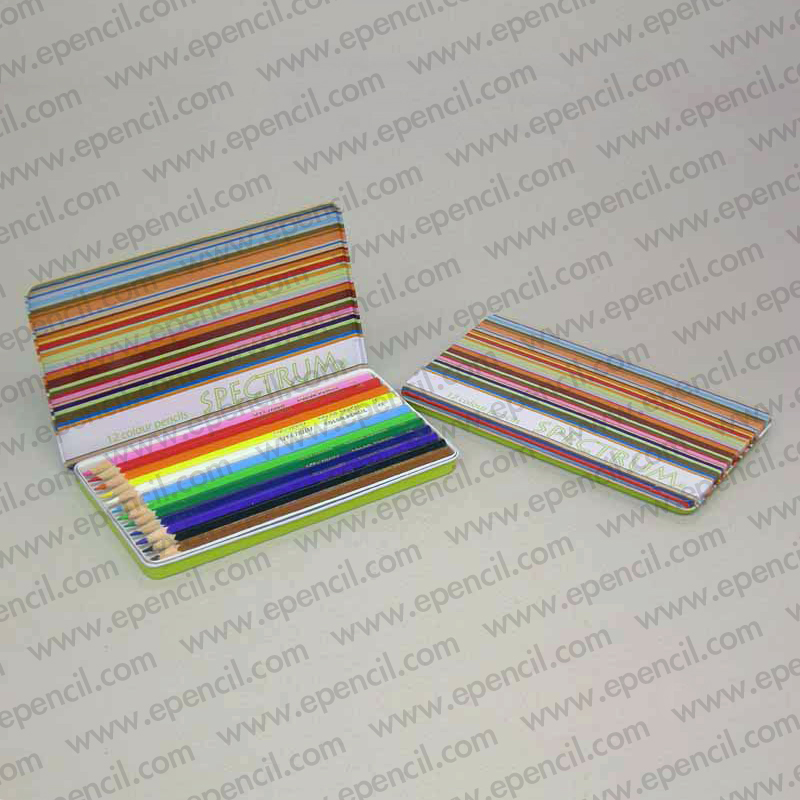 15) 12pcs Colour Pencil in Tin Box