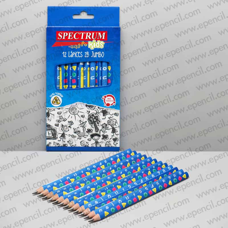 163) 12pcs 2B Pencil in Paper Box